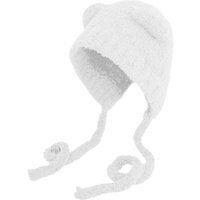 Winter Plush Beanies Cute Bear Ear Wool Hat for Women Girls Cute Ear Muffs Windproof Knitted Cap For Cold Weather