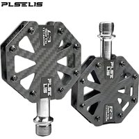 AliExpress plselis PLSELIS Carbon Fiber Triptoline High Strength Ultra Lightweight Bicycle Pedal Steel/Titanium Shaftsuper comfortablehit product
