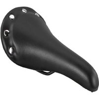 AliExpress Vintage Leather Bicycle Saddle Seat Retro Damping Classic Cycling Seat Cushion Waterproof Pad for Exercise Outdoor Mountain Bike