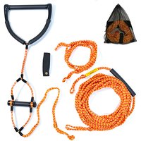 23 Meters 16 Strand Water Ski Rope,2 Handles,PE Material,for Wakeboard and Jet Ski