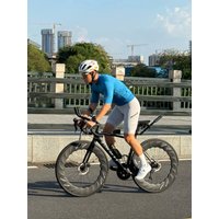AliExpress YKYWBIKE Men's Cycling Bib Shorts Carvico Fabrics 7 Hours Interface Padded Bicycle Riding Bib Shorts Road Bike Bib Short Pants