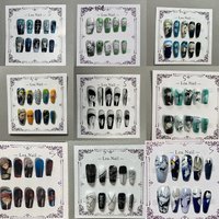 Jujutsu Kaisen Manicure Anime Cartoon Figure Decorate Nail Art Exquisite Student Cosplay Props Jewelry Accessories Birthday Gift