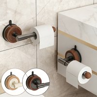 Toilet Paper Holder Suction Cup Wall Mounted No Drill Self Waterproof Bathroom Roll Paper Storage Rack Toilet Paper Holder