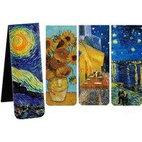 4Pcs Magnetic Bookmarks with Magnet Book Markers Page Clip for Students Teachers School