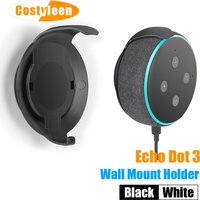 Wall Mount Cord Management Holder Bracket for Echo Dot 3 for Alexa Echo Dot 3rd Generation Speaker Soundbox Hanger