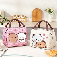 Bubu Dudu Girl Boy Portable Lunch Bag Yier Bear Panda Pack Aluminum Foil Rice Bag Meal Pack Tote Pack Student Bento Handbag GIFT