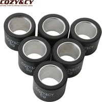 6pc Scooter Variator Racing Roller Weights 5g-8g 19x15.5mm For Derbi Atlantis Bullet Eu2 50 Gp1 50cc CM1102025 CM1102045