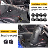 Hot Sale 10PCS Car Seat Screw For Subaru BRZ Toyota GR86 2021-2024 Protection RHD LHD Caps Cover Anti-Rust Ceyes Accessories