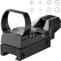 Taktisches Rot-Grün-Punktvisier, Zielfernrohr, Rotpunktvisier, Jagdoptik, Reflexvisier mit 20-mm-Schiene