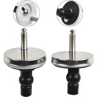 2Pcs Stainless Steel Toilet Seat Hinges Top Fix Hinge Pack Mountings Replacement Quick Fitting For Toilet Bathroom Furniture