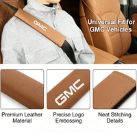 1Pcs Car Seat Belt Cover Shoulder Pad Interior Accessories For GMC Terrain Sierra ornament 1500 Yukon Acadia Savana Hummer
