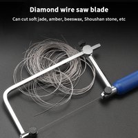 High Quality! Hand Diamond Saw Blade 1M Diameter 0.1-0.5mm Cutting Wire Saw Blades Jade Metal Ceramic Cutting Supplies
