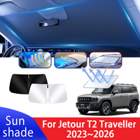 Car Sun Visor For Jetour T2 Traveller 2023~2026 2024 Auto Front Windshield Sunshade Heat Insulation Summer Cooling Accessories