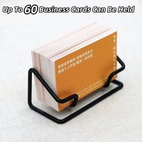 New Business Card Holder for Desk Cute Metal Card Organizer for Office Desk Accessories Business Card Display Stand Storage Rack