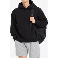American Retro Hooded Sweater Men's Autumn and Winter New Solid Color Simple Sports and Leisure Jumper Hoodie