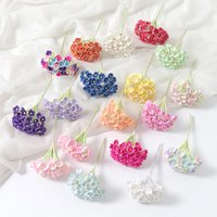 1/3/5Pcs Artificial Flower Bouquet Silk 11cm Fake Flowers for Home Decor Garden Wedding Decoration DIY Craft Gifts Accessories