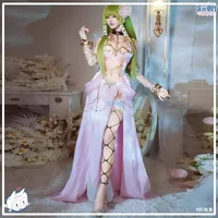 C.C. Cosplay Costume CODE GEASS Lelouch of The Rebellion Lolita Kimono Uniform Halloween Christmas Party Masquerade Anime Shows