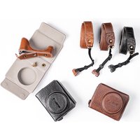 Sacoche en cuir PU pour appareil photo, étui rigide pour Canon Powershot G7 X G7X Mark II III (G7XIII G7XIII ) mark2 mark3 G7X2 G7X3
