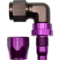 SK CUSTOM Engine Oil Radiator Fittings Tubing Fittings Right Angle Fittings Braided Tubing Adapters Aluminum Alloy AN6 AN8 AN10