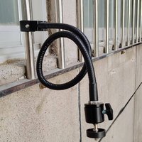 Metal Clamp Bracket for 360 Camera 1/4 Head Outdoor Live Streaming Video Recording Hose Holder