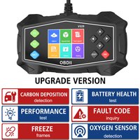 V529 Car OBD2 Diagnostic Tools Multi - Function Fault Code Reader with Battery Test