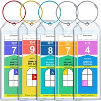 Cruise Luggage Tag Holder 5Pack Can Be Used for Carnival, NCL, MSC Cruises, Princess, and Royal Caribbean Ships