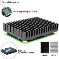 Raspberry Pi CM4 Heatsink Cooler, Raspberry Pi 4 Computer Module Heat Dissipation Heat Sink with Thermal Tapes