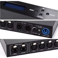 Expédié depuis l'UE, Expander de réseau DMX Artnet 8 voies 4096CH 8x512 Universes SACN RDM, Nœud Artnet-DMX montable en rack pour contrôle de l'éclairage de scène, DJ et fêtes