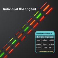 Super Bright LED Fishing Smart Float Top Ultra Sensitive Induction Electronic Floats Buoy Luminous Night Fishing Float Top