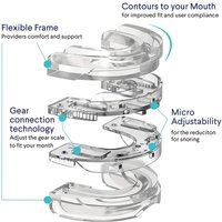 Anti-Snoring Teeth Bruxism Mouthguard Improves Sleep Teeth Bruxism Sleep and Apnea Snoring Device Stops Snoring
