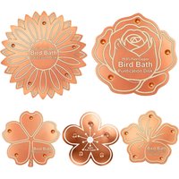 Bird Bath Purification Copper Purification Panel Weatherproof Copper Disk Bird Bath Insert for Homeowners Gardeners Outdoor