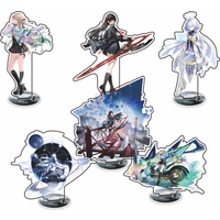 Game Wuthering Waves Qiuyuan Augusta Iuuk Mornye Figure Stand Galbrena Model Plate Key Chan Acrylic Standing Anime Fans gifts