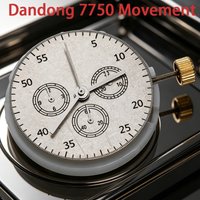 HOT Dandong 7750 Uhrwerk Chronograph Mechanisches Uhrwerk Klon Modifiziertes Uhrwerk ETA 7750 Uhrwerke Hochpräziser Klon