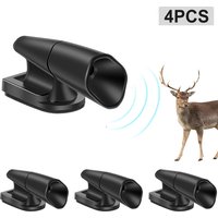 4Pcs Deer Warning Whistles Device Car Anti Collision Siren Horn Repellent Animal Weather-proof Vehicle Save Field
