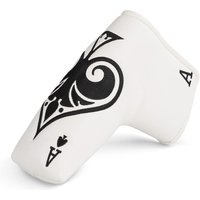 Blade Covers golf putter blade cover White Golf Putter Cover PU Leather Golf Club Headcover Closure for Blade Golf Putter