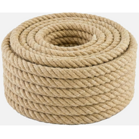 Natural Jute Rope 1-30mm, Twisted Manila Ropes Hemp Ropes for Cat Scratching Post, Camping, Crafts, Tug of War, Railings Decora