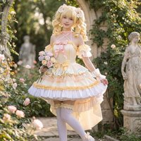 Puella Magi Madoka Magica Tomoe Mami Cosplay Costumes Full Set Carnival Uniform Halloween Party Masquerade for Women Game