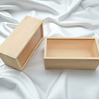 One-piece solid wood lightbox storage box, figure photo frame display box, suitable for DIY lightbox night lamp and artistic cre