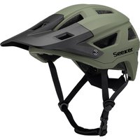 AliExpress NONE Seeker bicycle helmet adult mountain bike helmet with hat brim MTB riding helmet men and women large size road bicycle helmets