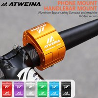AliExpress NONE ATWEINA Concealed Aluminum Alloy Phone Holder For Mountain Bikes Anti-slip And Shock-Absorbing a Cycling Accessory