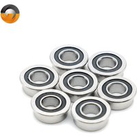 10Pcs MF105 RS Bearing 5x10x4 mm ABEC-7 Voron 3D Flanged Bearing MF105-2RS Ball Bearings MF105RS 3D Print Bearings