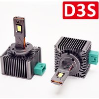D1S D3S LED-Scheinwerfer 30000Lm D4S D2S D8S Autolampen Canbus Zweiseitig 80W D1R D2R D3R D4R Autolampe 1:1 Xenon HID