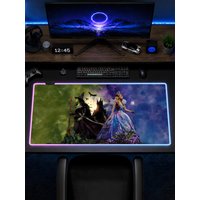 A-Wicked for Good Mouse Pad Large Size LED Glowing Table Pad XXL Gaming Non-slip Rubber Mat With Backlight