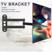TV Monitor Mounts LCD LED Monitor Wall Mount Bracket Adjustable TV Screen Frame Steel Holder Support For 14-26 Inches TV
