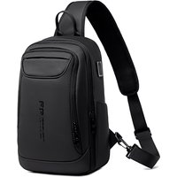FENRUIEN Men's Single-Shoulder Crossbody Bag, A Convenient Summer Travel Small Backpack, 9.7-Inch Tablet Computer Chest Bag