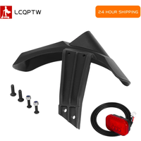 For Kukirin G2 Pro 2024 Rear Fender with Bracket Taillight Electric Scooter Rear Mudguard Fixing Arm Rear Lamp Kit Accessories