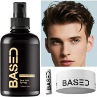 BASDE Sea Salt Hair Styling Spray Long Lasting Hold Hair Styling Wax Stick Control Broken Frizz Flyaway Hair Styling Care Wax