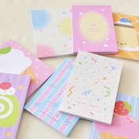 1Pcs/50sheet Cartoon Sticky Notes Can Be Torn Non-stick Office Sticky Work Diary Preparation Office Accessories Kawaii