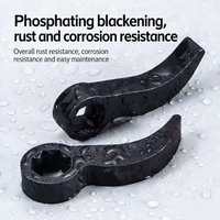 Angle Type Half Axle Disassembly Tool Drive Pry bar Adapter used for Open-end Wrenches Disassembling Axles Repair Tool Anti-Slip