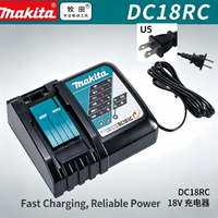 100% Original Makita DC18RC Fast Charger 14.4V-18V LXT Premium Charger for Makita 18V Lithium Batteries